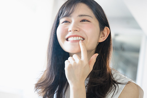 口元の印象が変わる